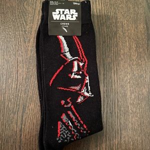 2 pairs Star Wars crews socks